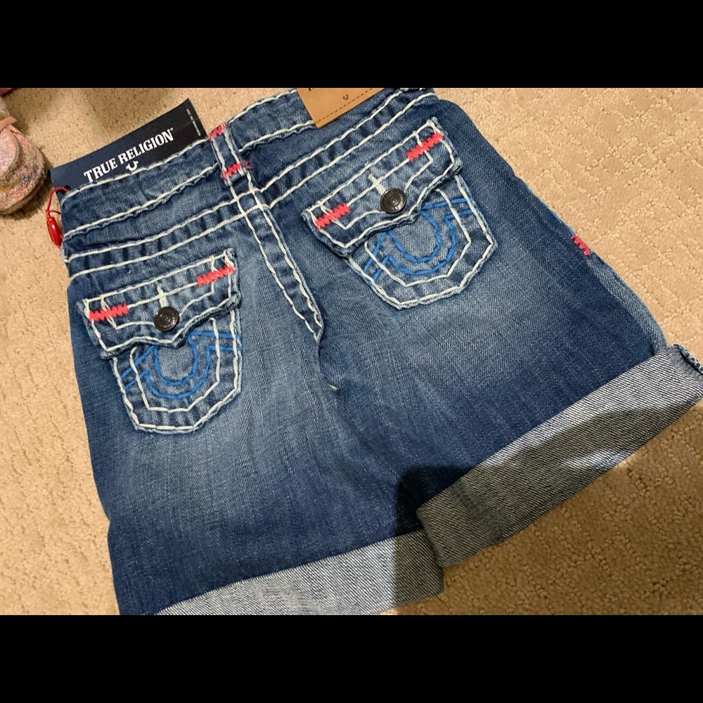 Kids true religion shorts